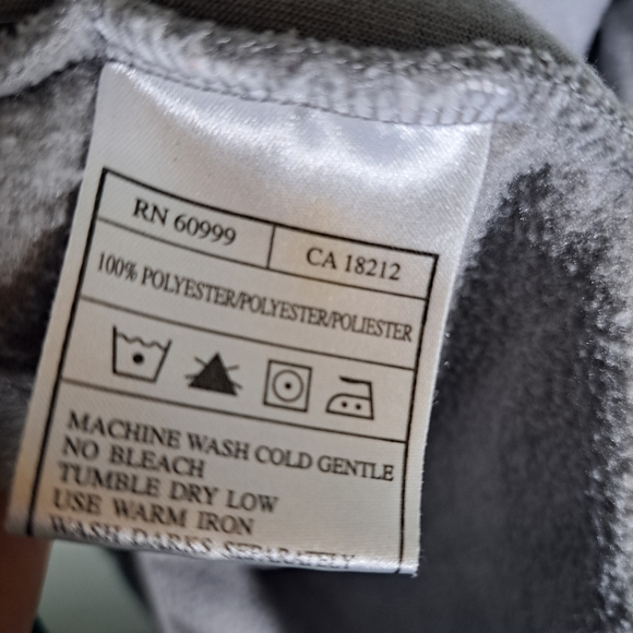 Antigua Grey Fleece Canadians Sweater with 1/4 Zip Size Large - Picture 5 of 7